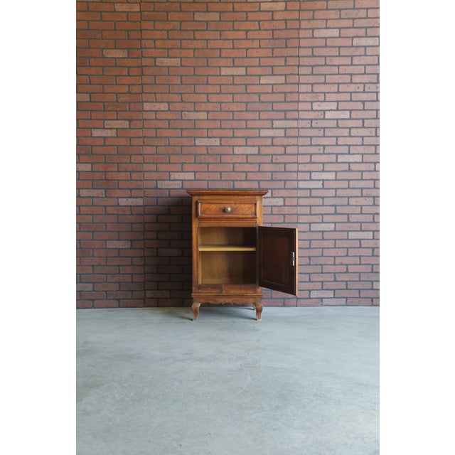 Early 20th Century Antique French Louis XV Style Carved Oak Cabinet For Sale - Image 5 of 6