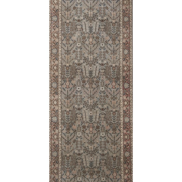 Mid 20th Century Vintage Turkish Long Runner - Stair Carpet 2'7" X 24'7" 31.5" x 295.3" / 80 x 750 Cm Hand woven with high...
