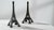 Metal Eiffel Tower Decoration, a Pair For Sale In Greensboro - Image 6 of 9