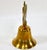 Add a touch of classic English country charm to your bar cart, desk, or bookshelf with this vintage solid brass hand bell....