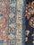 Antique Persian Sarouk Rug – Navy Field With Floral Garden Design – 8’8” × 11’7” For Sale - Image 10 of 11