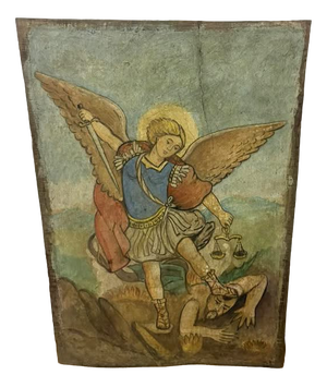 Antique Wooden Panel, 1900