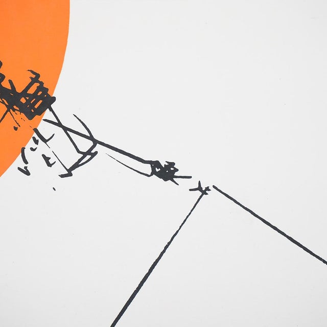 Emilio Scanavino, Composition, Silkscreen on Cardboard, 1960s For Sale - Image 10 of 15