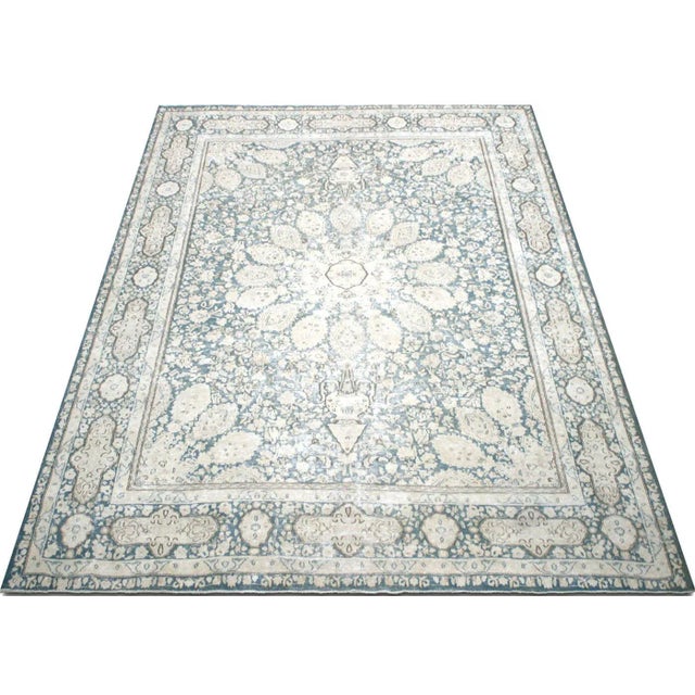 1960s Persian Kerman Rug For Sale In Los Angeles - Image 6 of 7