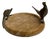 Marble Trinket Tray with Bronze Bird Decor, 20th Century For Sale