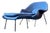 Set of Womb Chair and Ottoman by Eero Saarinen for Knoll International, 1960 For Sale