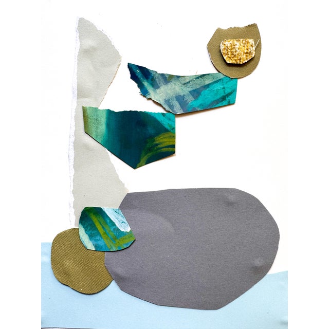 2020s "Cut to the Feeling 3" Original Framed Collage on Paper by Zac Woodiel For Sale - Image 5 of 12