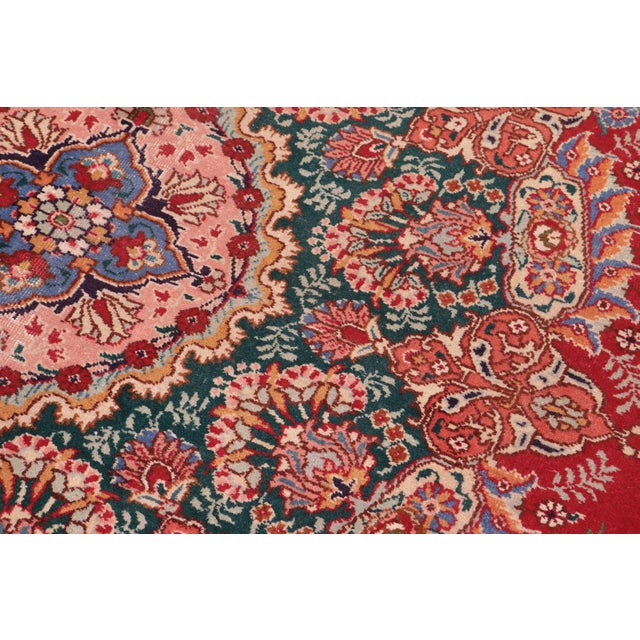 Textile Traditional Vintage Hand-Knotted Rug 9.6x13.3 For Sale - Image 7 of 7