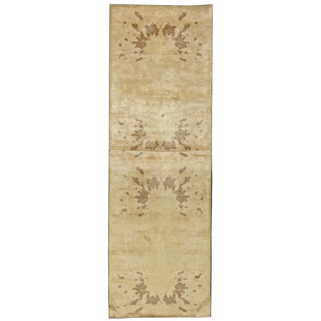 Contemporary Botanic Handmade Silk Rug by Doris Leslie Blau For Sale In New York - Image 6 of 6