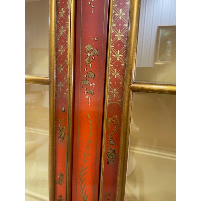Mid 20th Century Red Lacquer Display Cabinet by Scalia, Schmieg, Kotzian For Sale - Image 9 of 18
