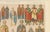Cream Racinet, Byzantine Costume Study: Imperial & Clerical Dress, 1888, Chromolithograph For Sale - Image 8 of 10