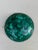 Vintage Malachite Brass Rimmed Bowl For Sale - Image 4 of 4