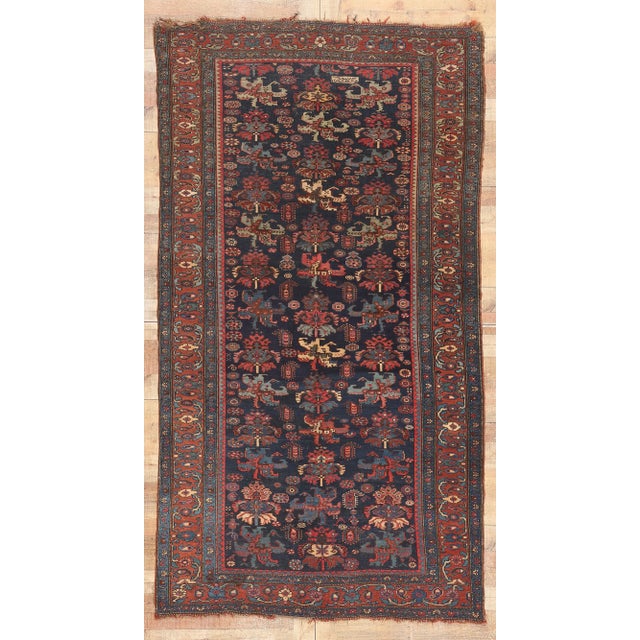 1880s Antique Persian Bijar Rug, 05'03 X 09'07 For Sale - Image 9 of 9