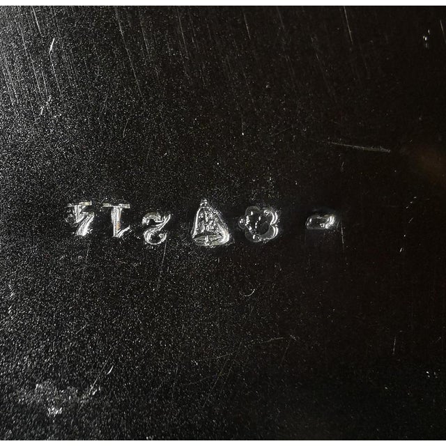 Art Nouveau Silver Coffee & Tea Set on Tray, 1890s, Set of 5 For Sale - Image 10 of 14