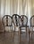 Set of Four Vintage Oval Back Dining Chairs With Floral Cushion For Sale - Image 9 of 13