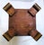Brown Vintage Wood Pedestal/Plant Stand For Sale - Image 8 of 10