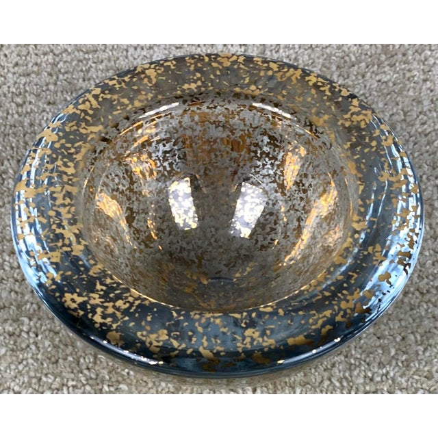 Glass Vintage Thick Glass Candy Dish For Sale - Image 7 of 8