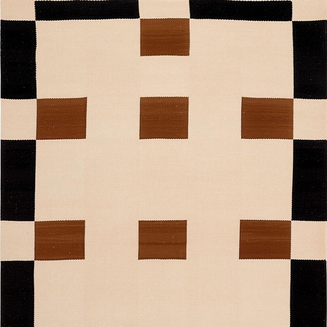 Contemporary Wood Modern Rectangular Rug by Tapis Studio for Hommés Studio For Sale - Image 3 of 5