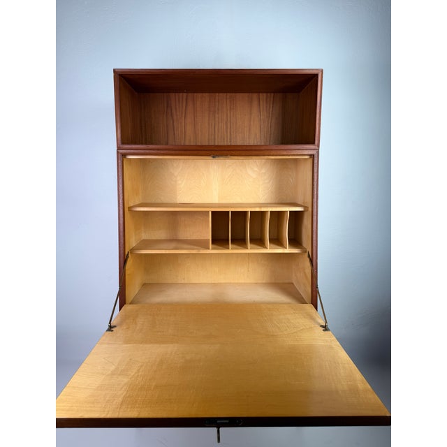 Wood Teak RT 200 Secretary by Heinrich Riestenpatt, Germany, 1960s For Sale - Image 7 of 11