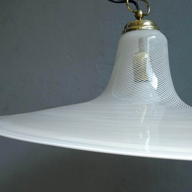 Large Murano Glass Pendant Lamp, Italy, 1970s For Sale - Image 15 of 18