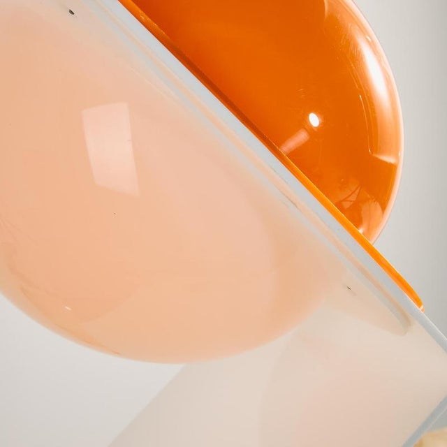 Beige Vintage Table Lamp from Guzzini, 1970s For Sale - Image 8 of 12