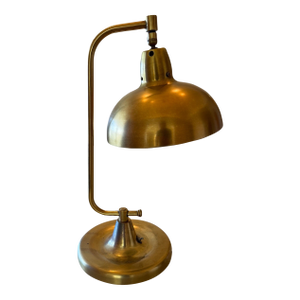Apollo Electric Glass Plated Jewelers Lamp With Mercury Glass Shade