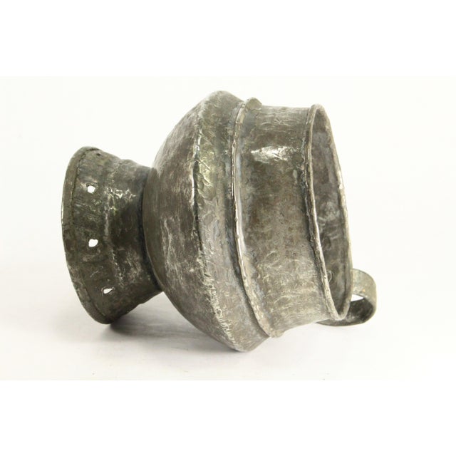 19th C. Qajar Indo-Persian Censer Incense Burner, Tinned Copper For Sale - Image 18 of 18