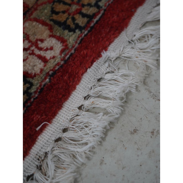 Textile Oriental Style Serapi Style Wool Rug W. Geometric Pattern Approx. 7x11 For Sale - Image 7 of 11