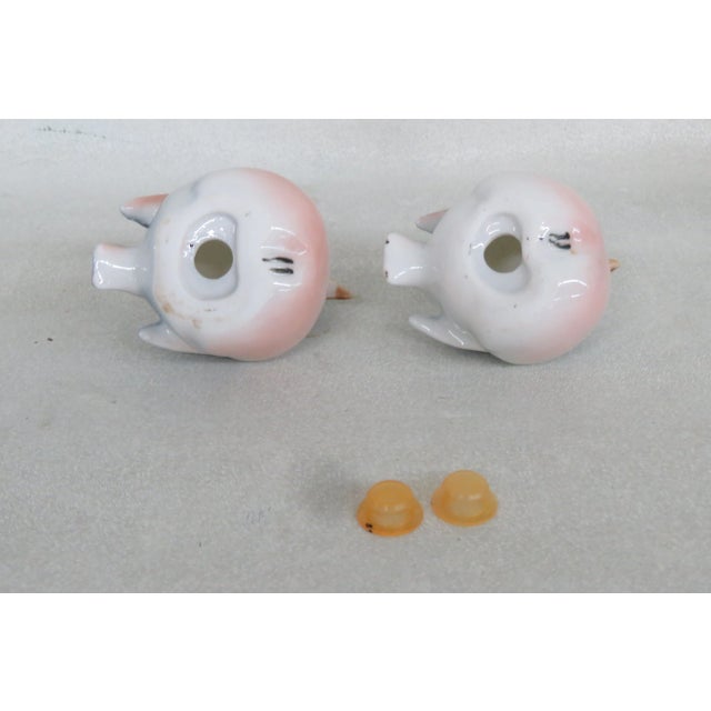 Vintage Bone China Baby Bird Salt and Pepper Shakers Set 4500b For Sale - Image 9 of 9