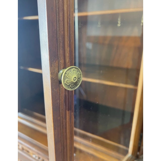 Antique French Carved Wood Hutch For Sale - Image 10 of 17