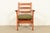 A rare and exceptional antique Mission or Arts & Crafts period armchair or dining captain chair By Gustav Stickley USA,...