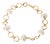 Bracelet in 19.2 Karat Gold with Pearls For Sale