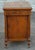 Brown 19th Century American Empire Mahogany Rolling Bedside Cabinet W/ Glass Top and Lock For Sale - Image 8 of 12
