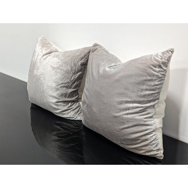 Soft Velvet Cushion Covers, Set of 2 For Sale - Image 3 of 11