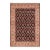 Floral 1990's Pak-Persian Black/Ivory Wool Rug - 6'0'' X 8'11'' For Sale