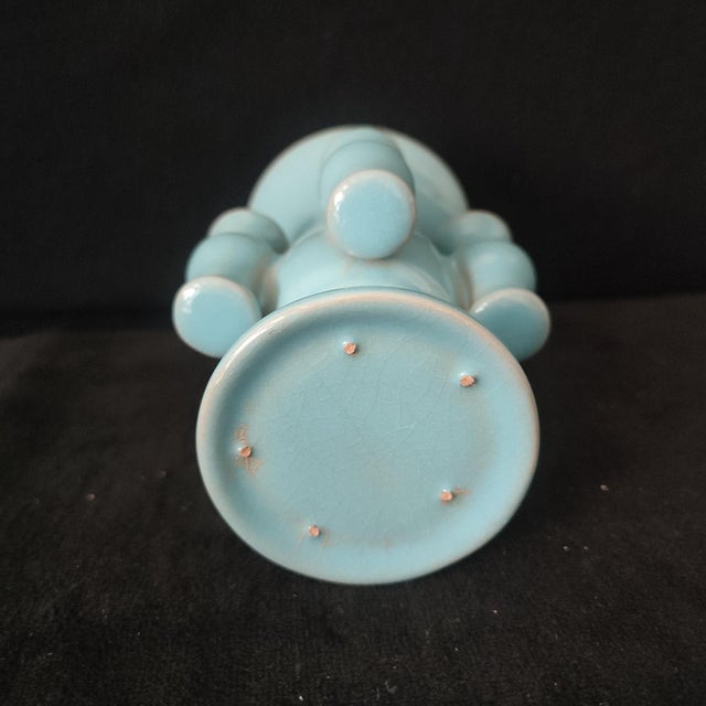 Chinese Ceramic Vase,Ru Ware Celadon Glaze Porcelain Vase For Sale - Image 9 of 9