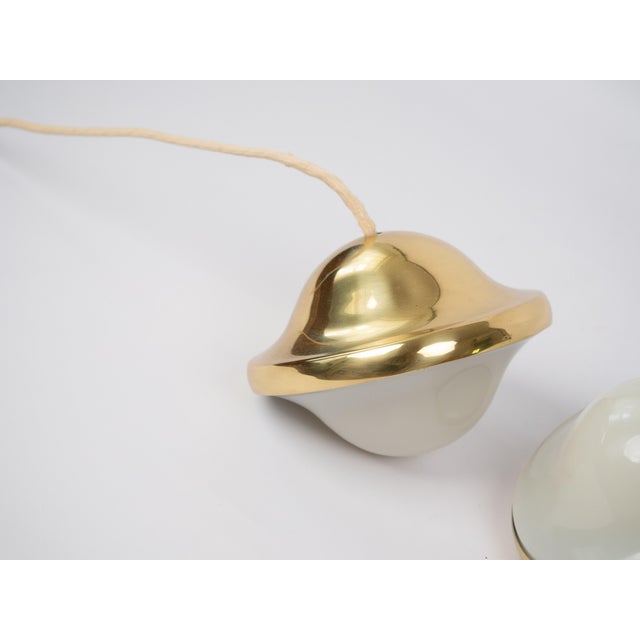 Metal Vintage Danish Pendant Lamps Bubi by Henning Kuppel for Louis Poulsen, 1972, Set of 2 For Sale - Image 7 of 13
