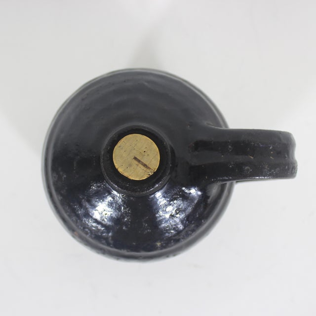 Vintage Black Beehive Stoneware Jug For Sale - Image 6 of 8