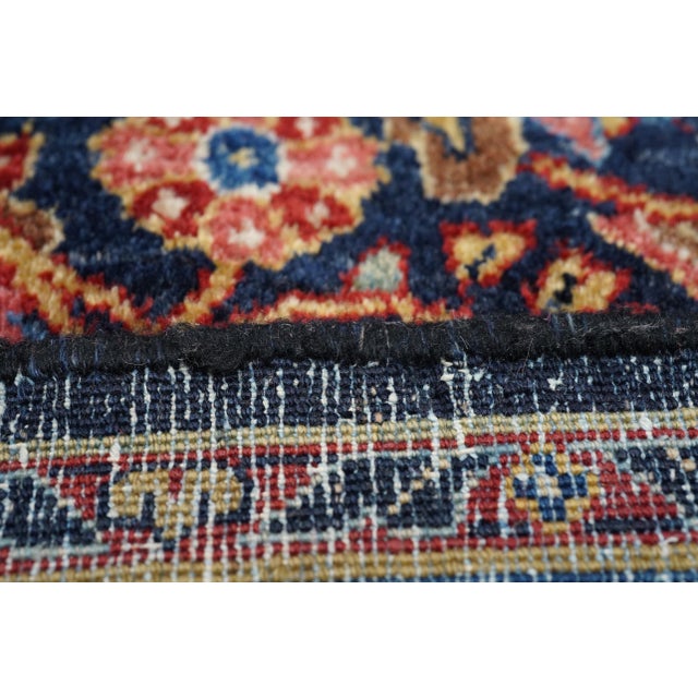 Textile Antique Persian Sarouk Rug 6'2'' X 9'0'' For Sale - Image 7 of 9