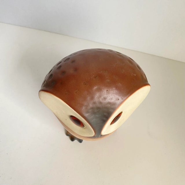 1960s Mid Century Modern 1960s Ceramic Owl Statue Hagen Renaker For Sale - Image 5 of 13