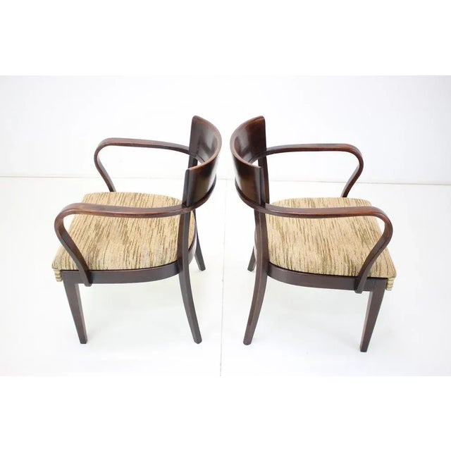 Catalog H-224 Chairs by Jindřich Halabala, Czechoslovakia, 1930s, Set of 4 For Sale - Image 4 of 18