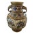 Vintage Brass Champleve Urn Vase For Sale