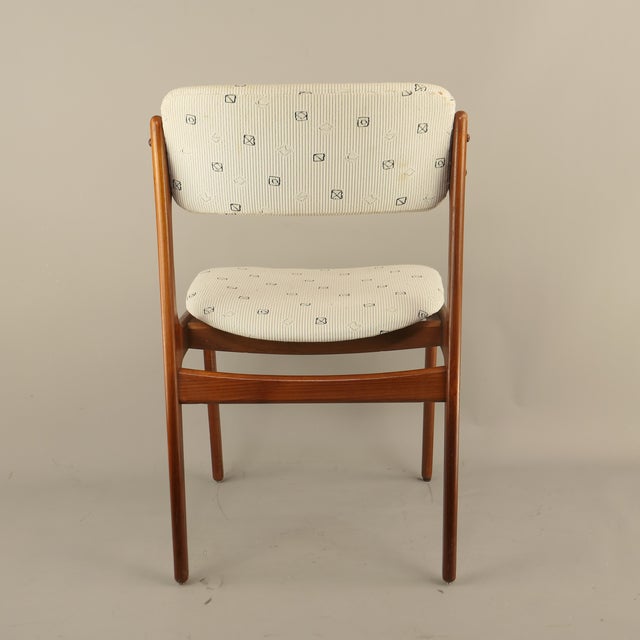 Mid-Century Danish Teak Model 49 Dining Chairs by Erik Buch for O.D. Møbler Domus Danica, 1960s, Set of 4 For Sale - Image 4 of 11