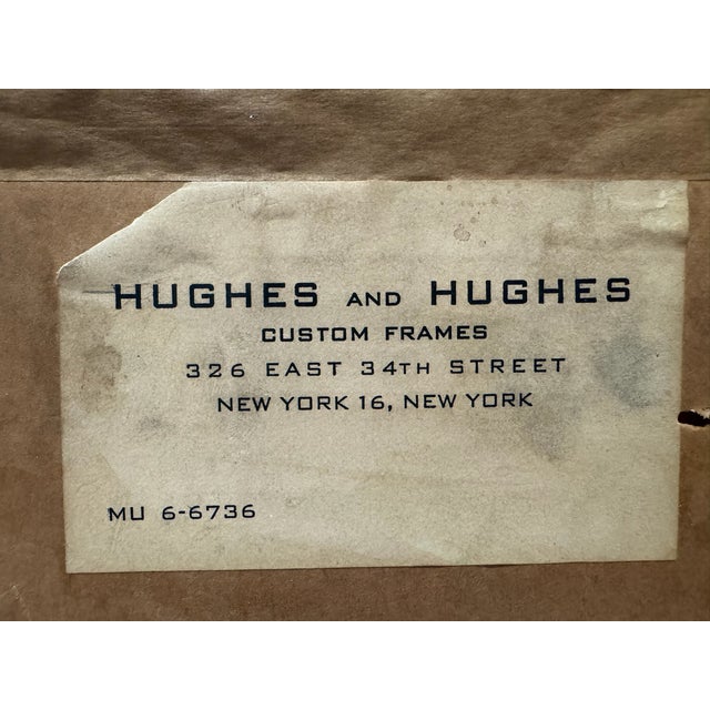 Robert Henry Nude Figural Study 1963 Ink Wash Drawing Framed For Sale In Atlanta - Image 6 of 7