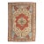 Antique Persian Serapi Carpet, Handmade, Oriental Rug, Rust, Ivory, Light Blue For Sale