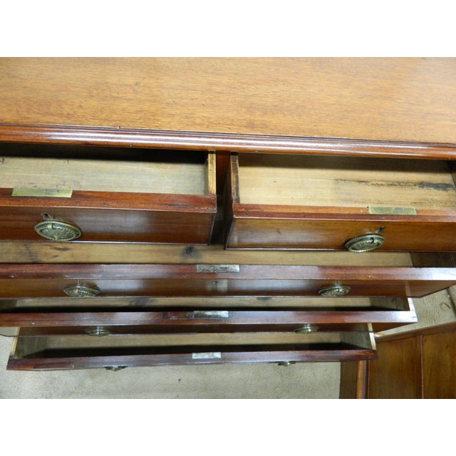 Edwardian Mahogany Chest of Drawers, 1890s For Sale - Image 9 of 18