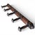 Vintage French Faux Bamboo Wooden Coat Hat Rack For Sale - Image 4 of 17