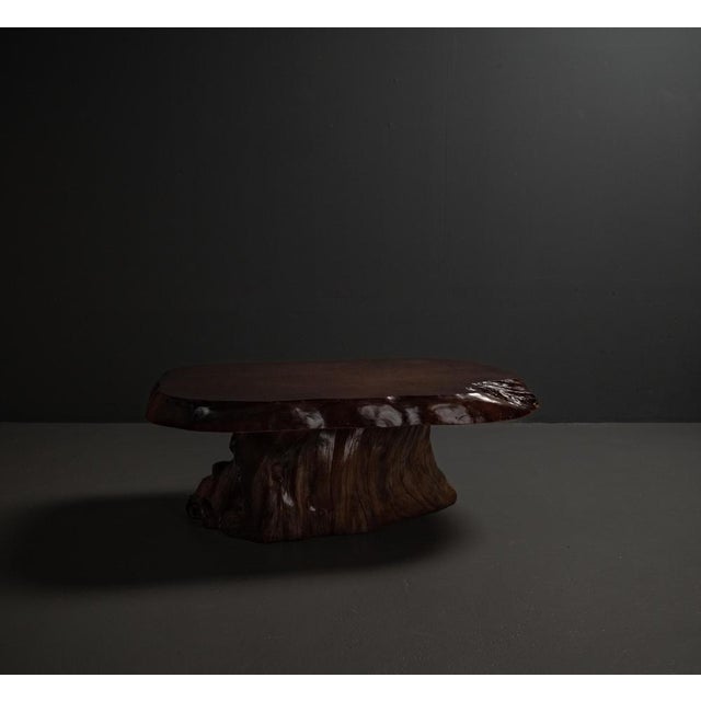 Brown Vintage Rustic Side Table​​​​​​​, 1950s For Sale - Image 8 of 16