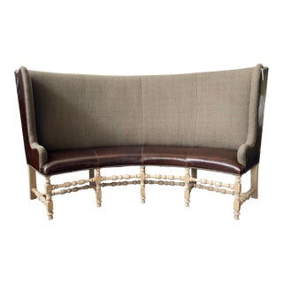 Ralph Lauren Banquette Settee - Rlh Collection For Sale