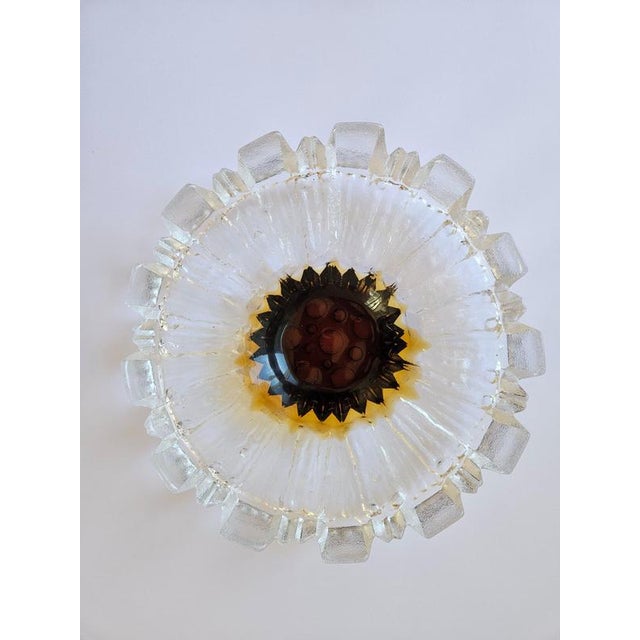 Mid-Century Glass Ulpukka Serving Dish Glass Bowl from Humppila, Finland, 1960s For Sale - Image 8 of 13
